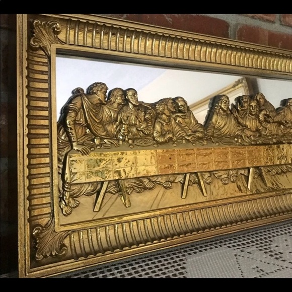 Rare Vintage 1970’s Last Supper
Gold 3D Mirror ‼️Final Price Drop - Picture 2 of 11